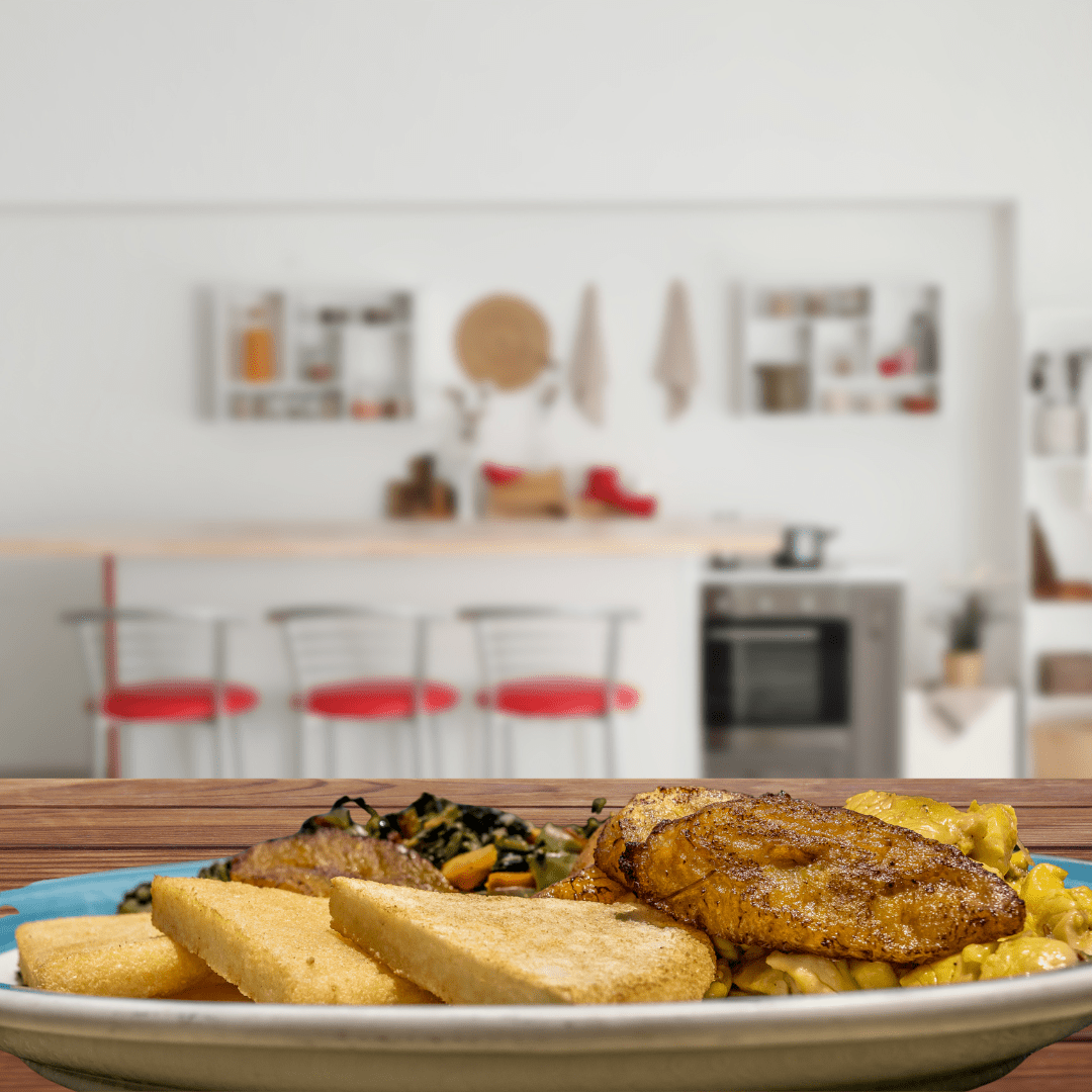 Jamaican Bammy and Ackee