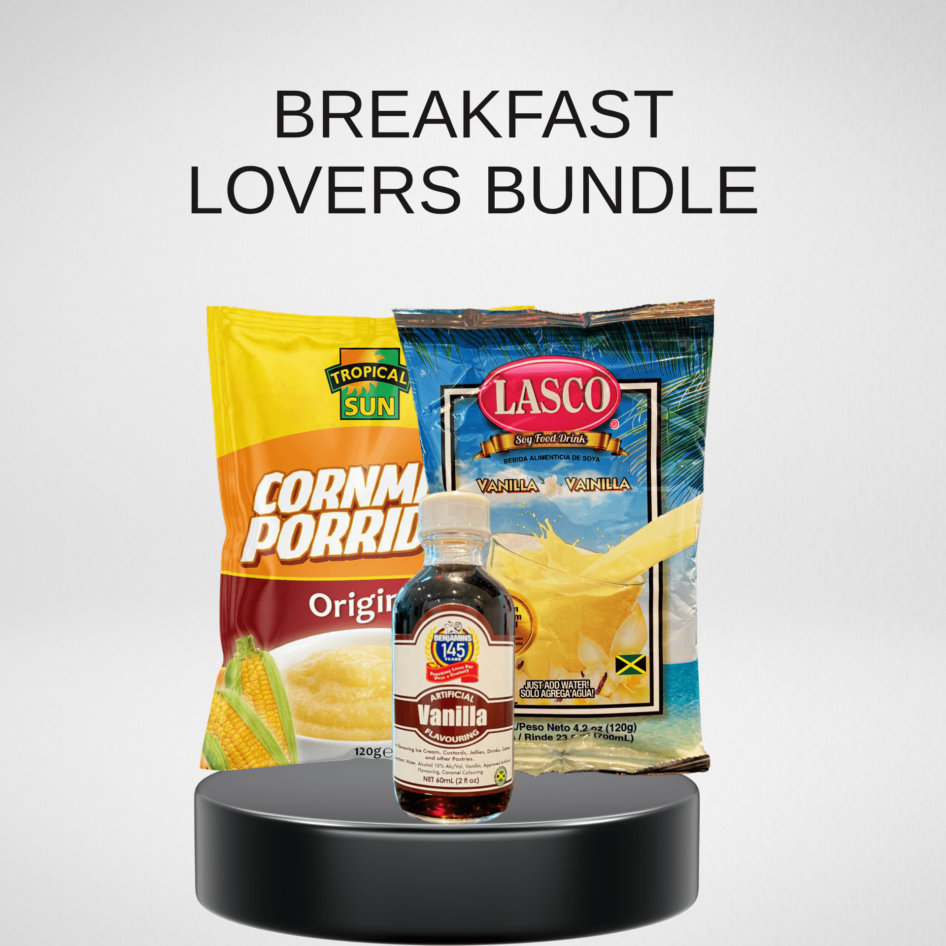 Breakfast Lovers Bundle - Porridge, Flavouring & Vanilla Drink