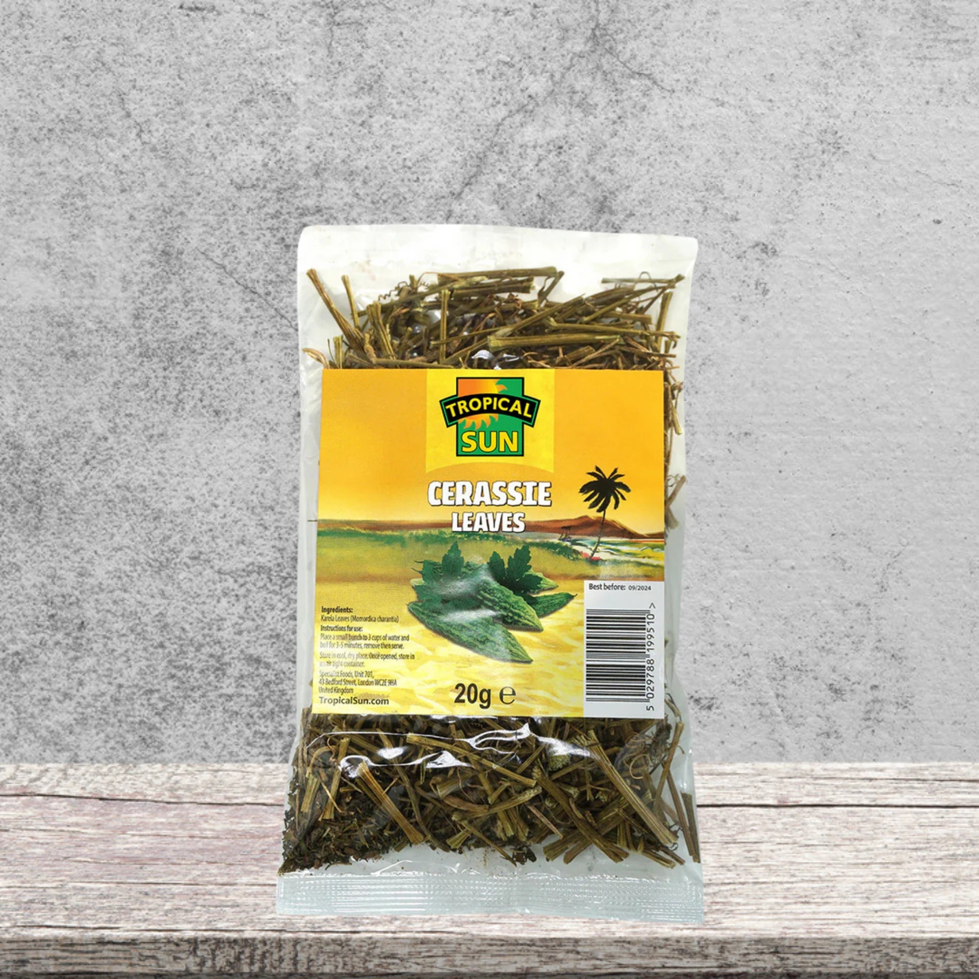 Cerassie Leaves 20g traditioneller jamaikanischer Bittermelonen-Tee getrocknete Cerasee-Blätter von IslandtoDoor