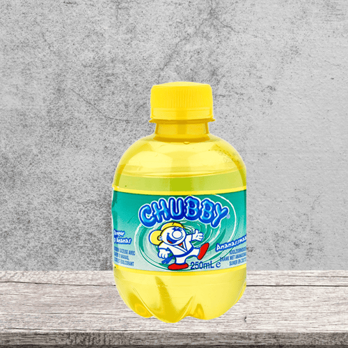 Chubby Pineapple 250ml karibische Ananas-Soda koffeinfrei familienfreundlich von IslandtoDoor