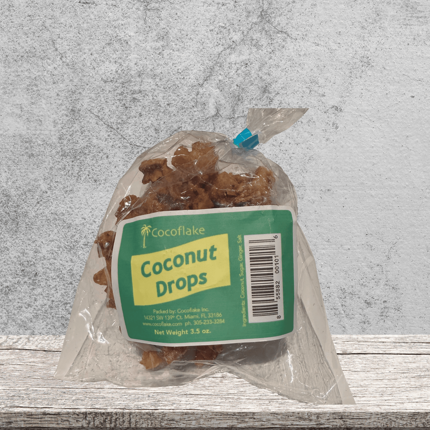 Cocoflake Coconut Drops 99g - traditionelle jamaikanische Kokosnuss-Süssigkeit mit Ingwer, karamellisiert von IslandtoDoor Schweiz