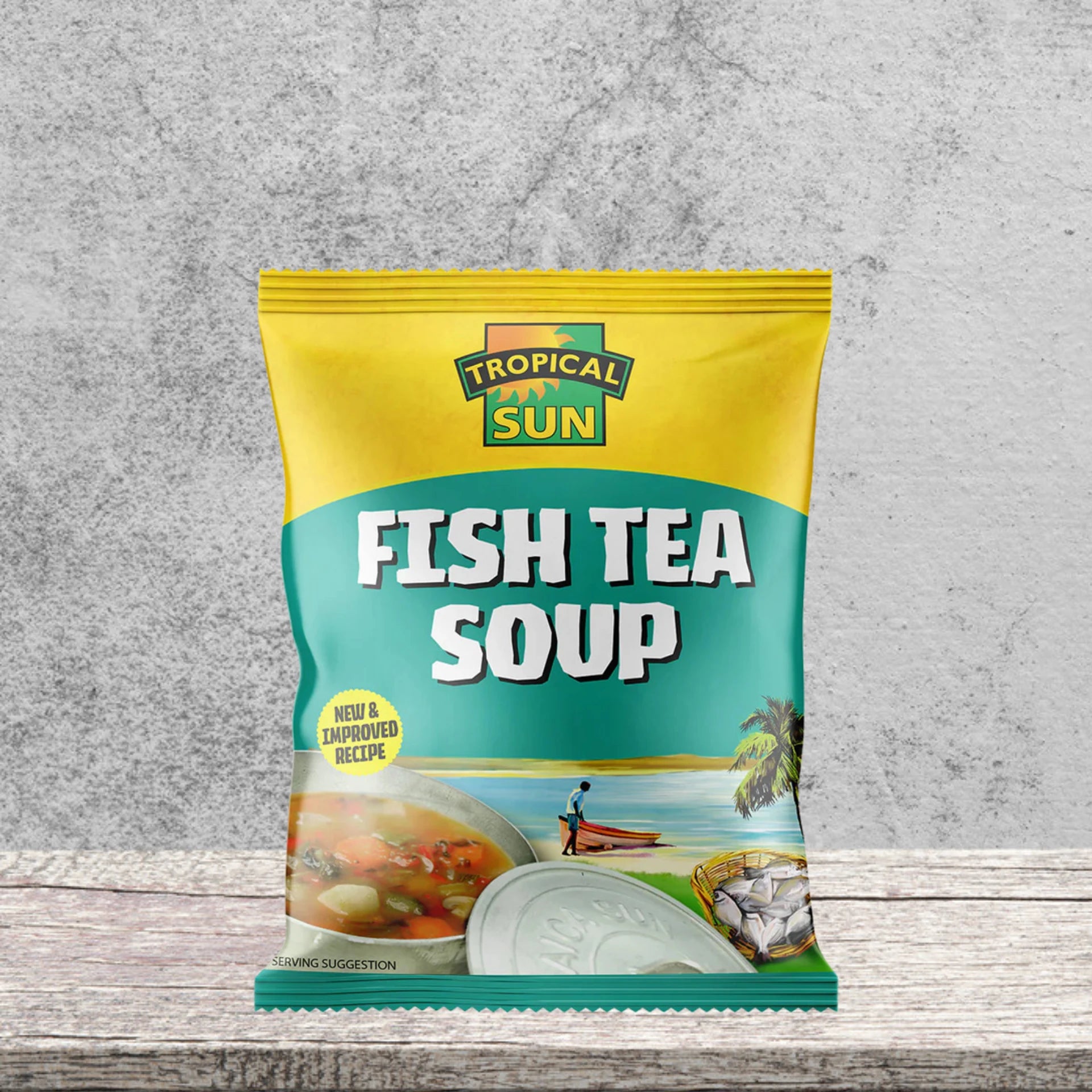 Fish Tea Soup 45g leichte jamaikanische Fischsuppe mit Gemüse und Gewürzen von IslandtoDoor