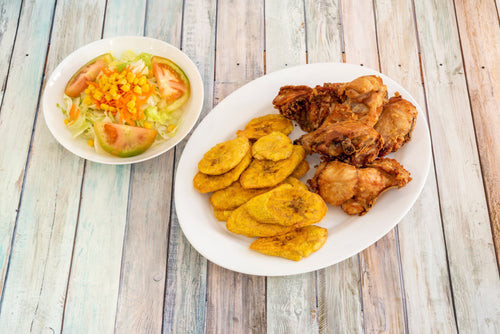 Fried Chicken with Plantains islandtoDoor