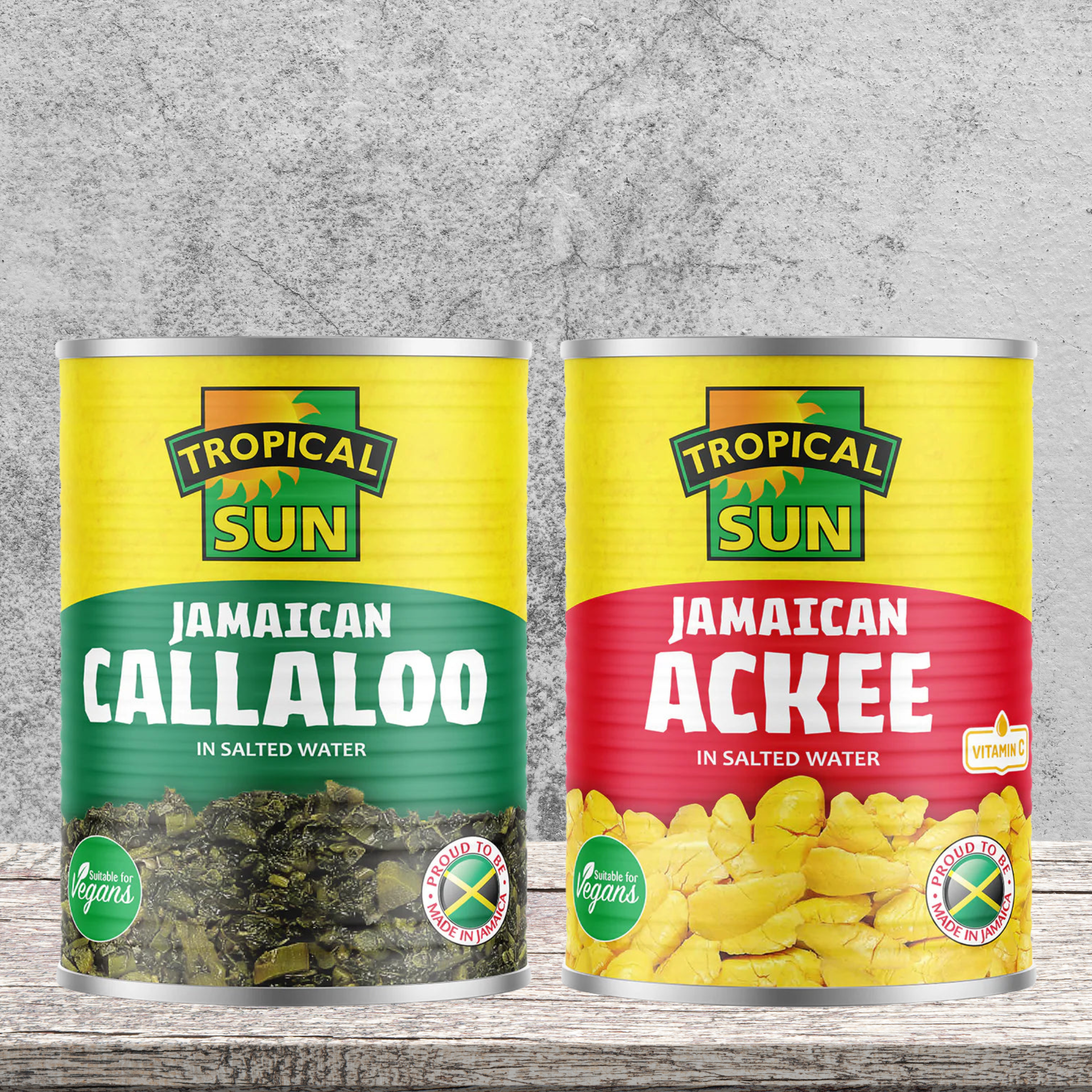 Jamaican Ackee & Callaloo Bundle - Jamaikas Nationalfrucht und Blattgemüse Set von IslandtoDoor