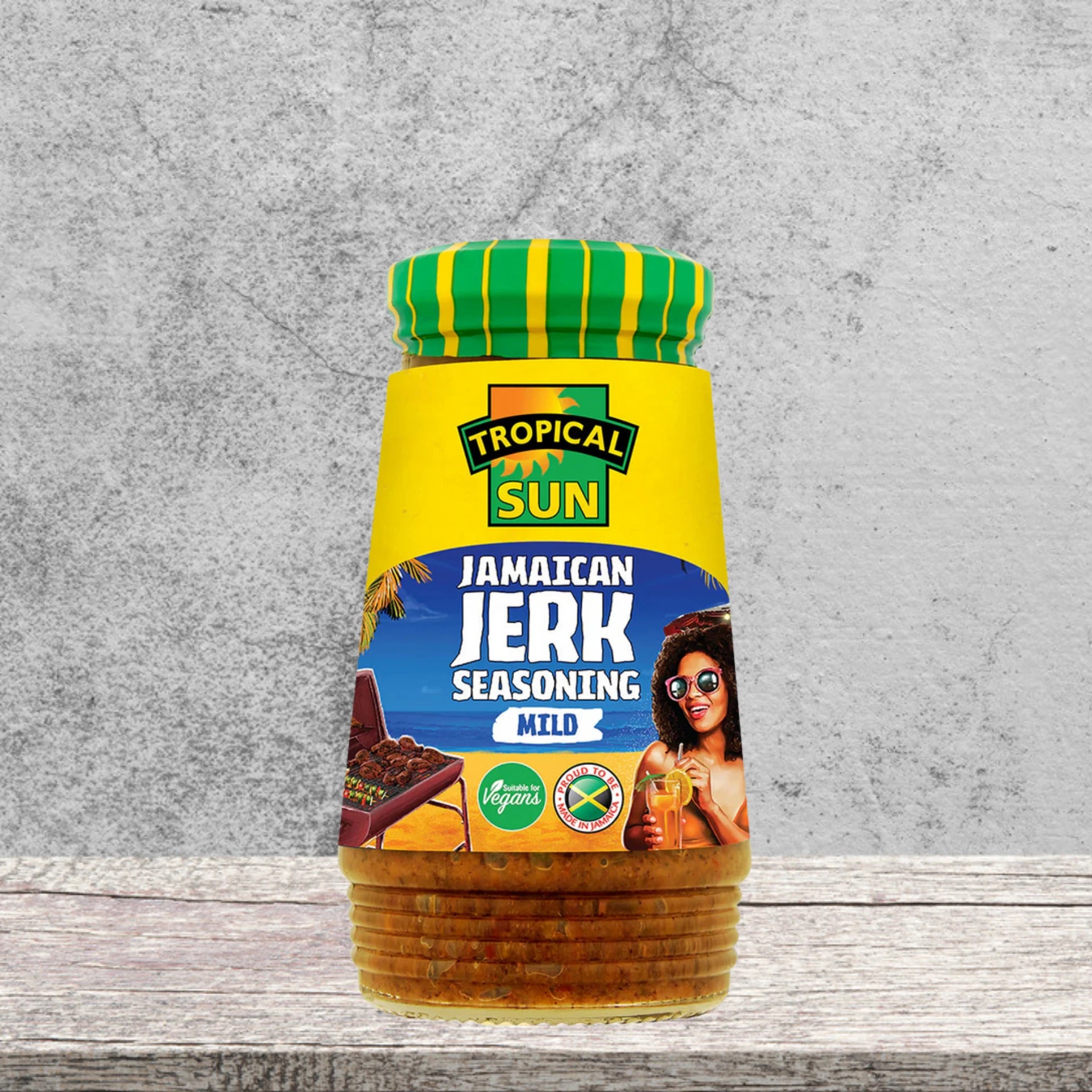 Jamaican Jerk Seasoning Mild 280g milder jamaikanischer Rub mit Pimento ohne starke Schärfe von IslandtoDoor