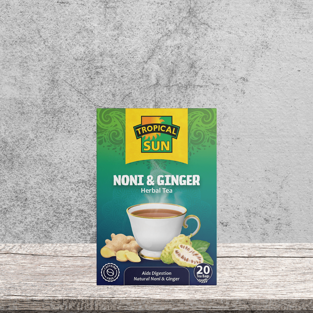 Noni & Ginger Tea 20 Beutel kraftvoller Kräutertee aus der Karibik mit Noni und Ingwer von IslandtoDoor