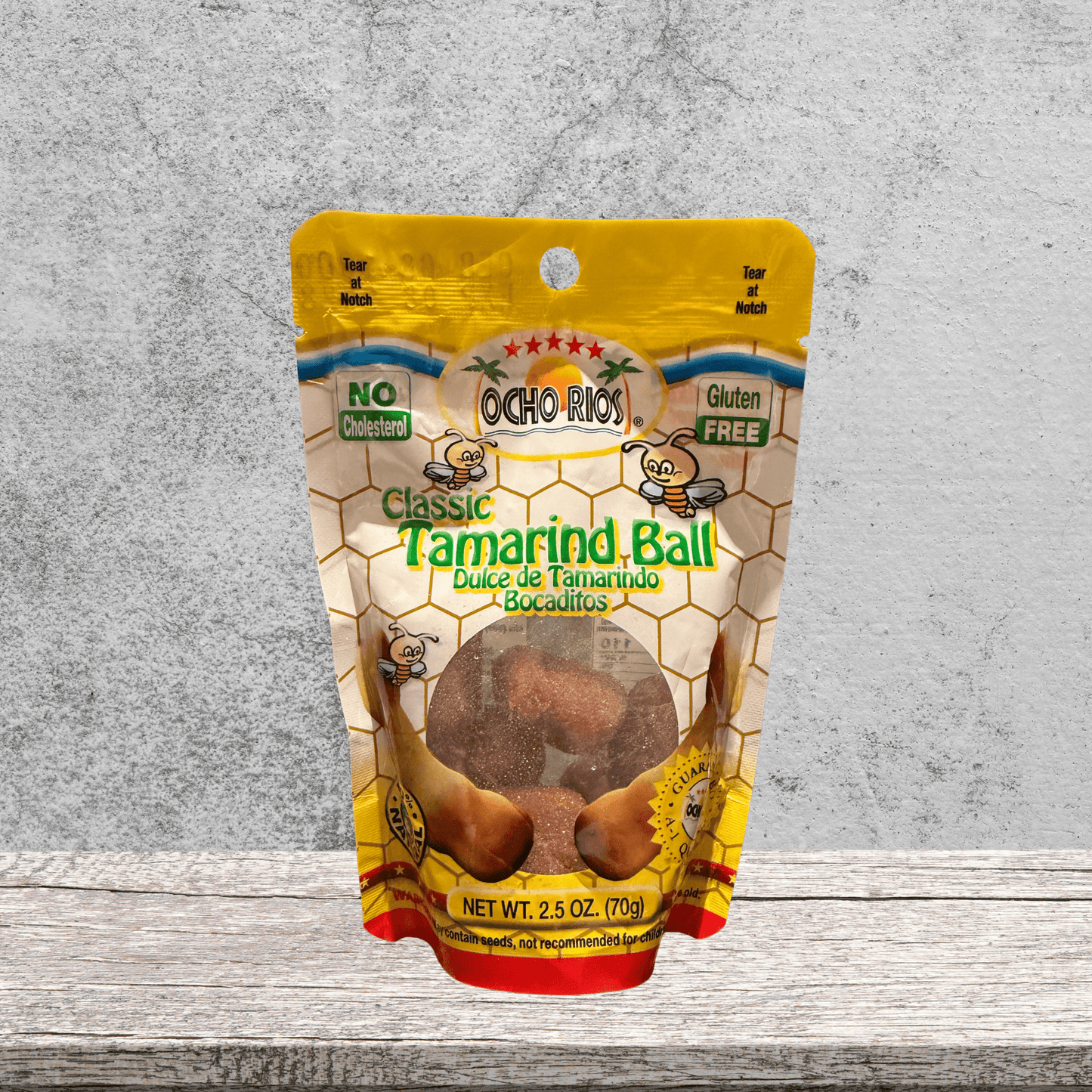 Ocho Rios Classic Tamarind Ball 70g - jamaikanische Tamarinden-Süssigkeit, 2 runde Tamarind Balls von Islandtodoor Schweiz