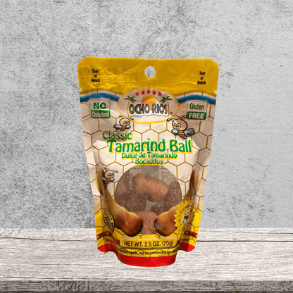 Ocho Rios Classic Tamarind Ball 70g - jamaikanische Tamarinden-Süssigkeit, 2 runde Tamarind Balls von Islandtodoor Schweiz