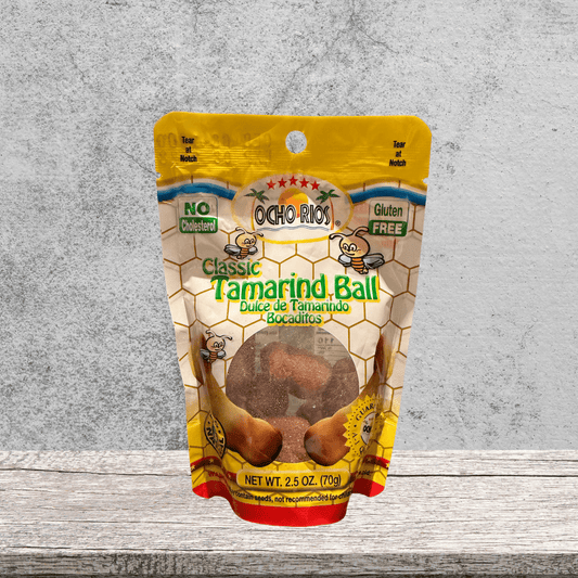 Ocho Rios Classic Tamarind Ball 70g - jamaikanische Tamarinden-Süssigkeit, 2 runde Tamarind Balls von Islandtodoor Schweiz