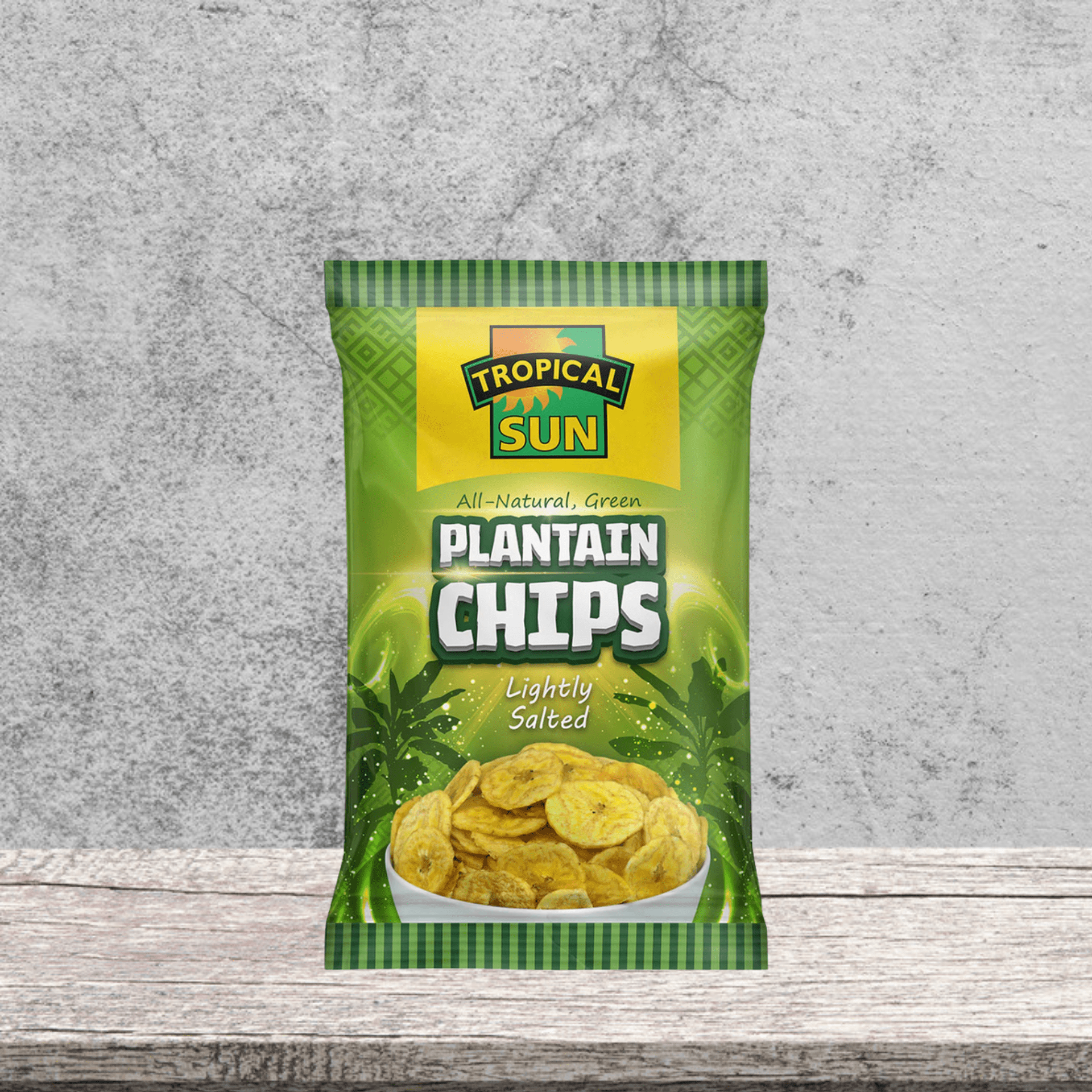 Plantain Chips Lightly Salted 70g knusprige Kochbananen-Chips aus der Karibik von IslandtoDoor