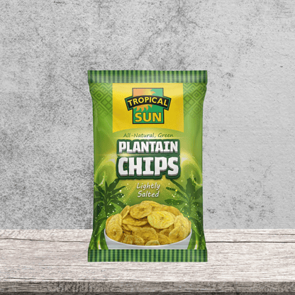 Plantain Chips Lightly Salted 70g knusprige Kochbananen-Chips aus der Karibik von IslandtoDoor