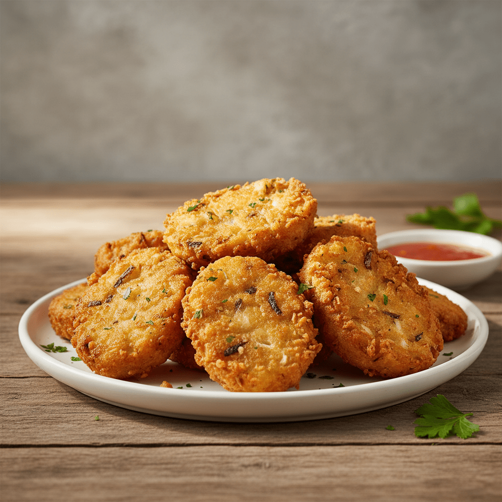 Salt Fish Fritters auf Teller von IslandtoDoor