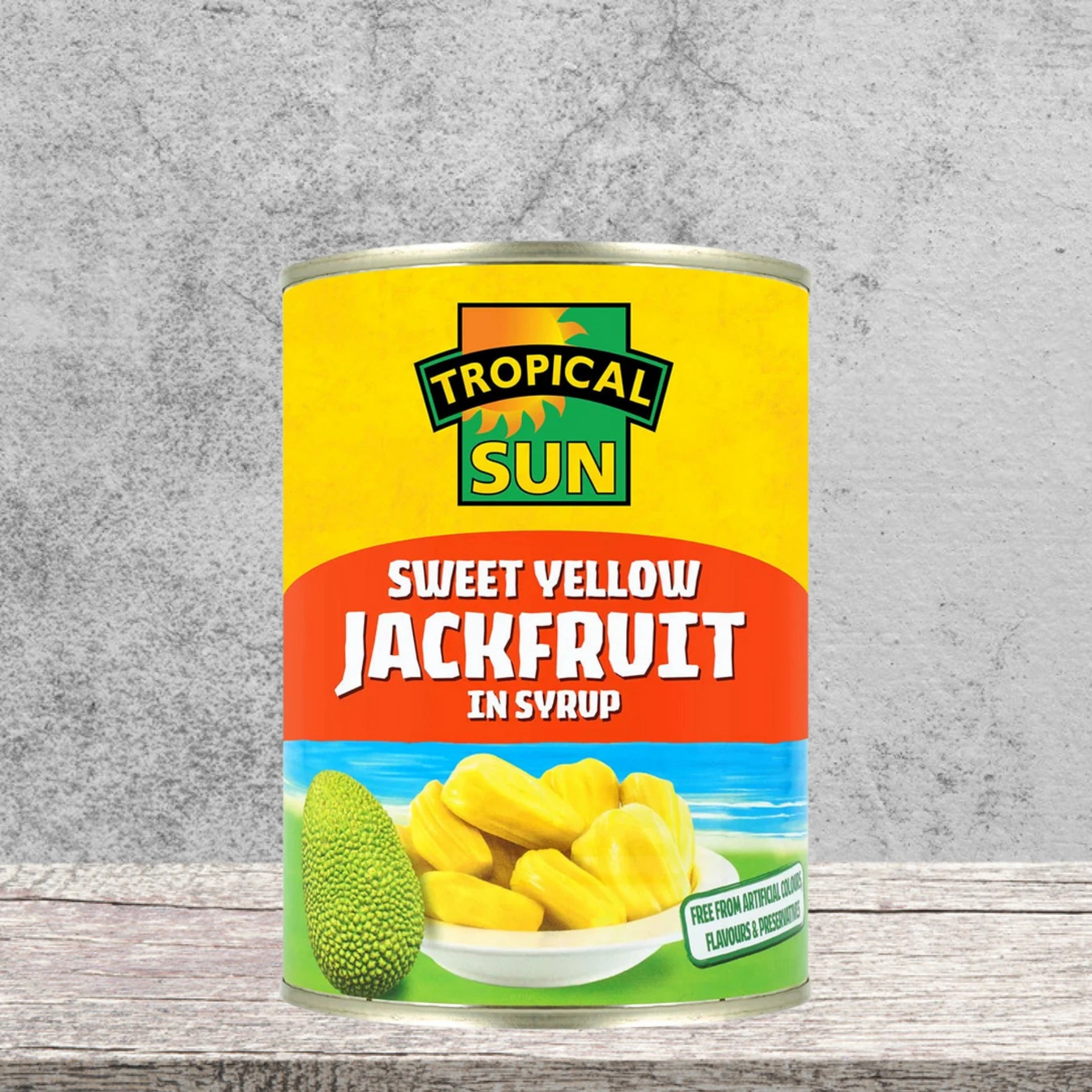 Sweet Yellow Jackfruit 560g süsse Jackfrucht in leichtem Sirup von IslandtoDoor