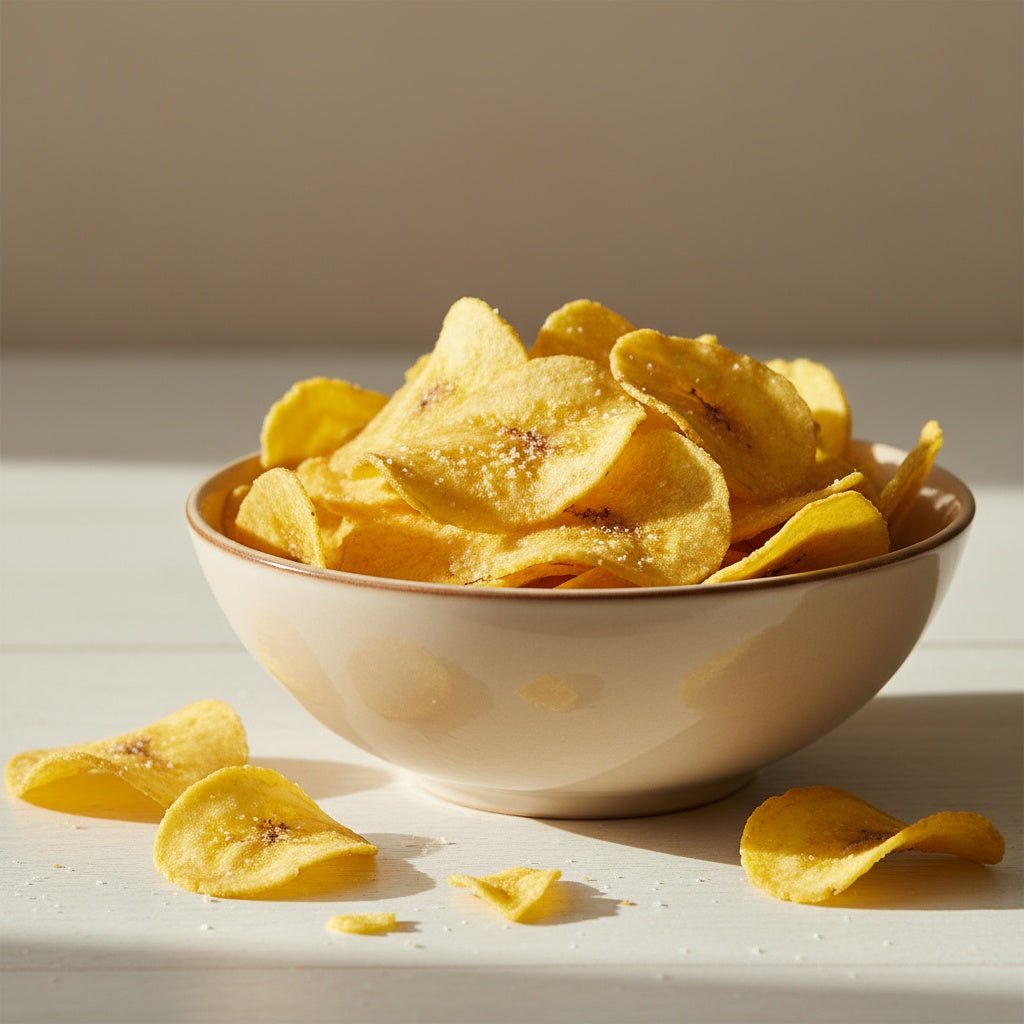 Tropical Sun Plantain Chips Lightly Salted - knusprige gesalzene Kochbananenchips von IslandtoDoor