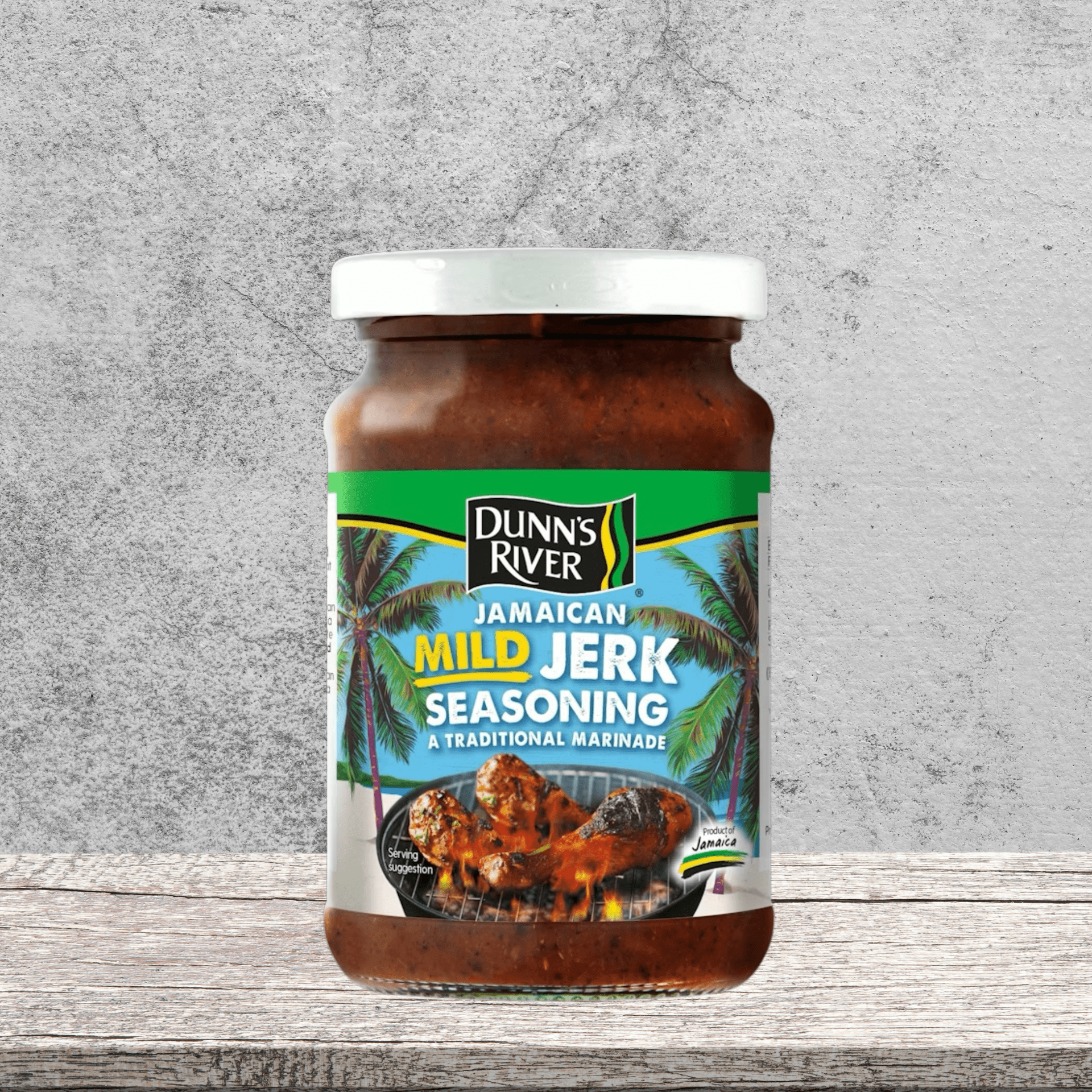 Dunn’s River Mild Jerk Seasoning 300g – jamaikanische Jerk Marinade/Würzpaste, mild und aromatisch zum Marinieren