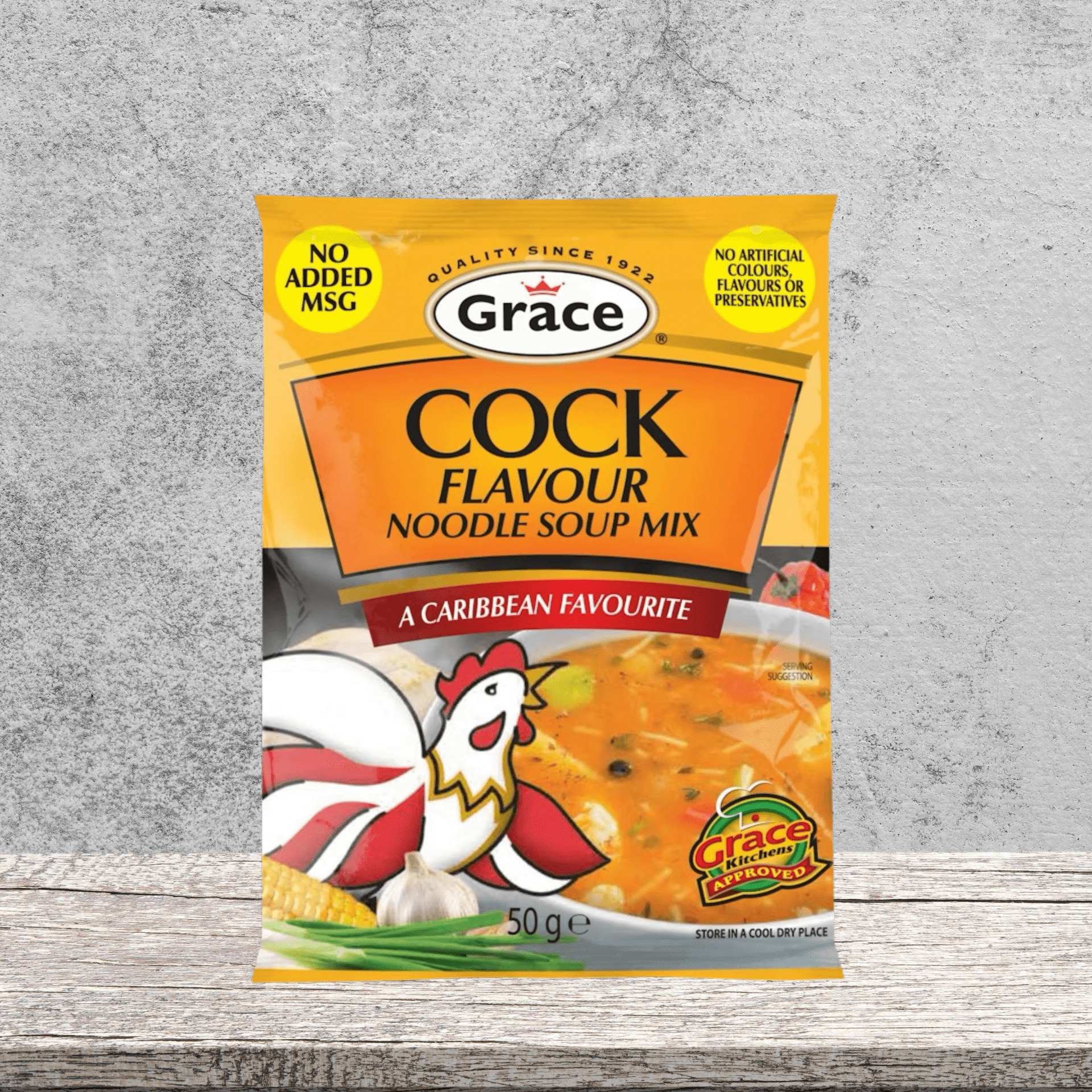 Grace Cock Flavour Soup Mix 50g – karibische Suppenbasis und Würzmischung für Suppen und Eintöpfe